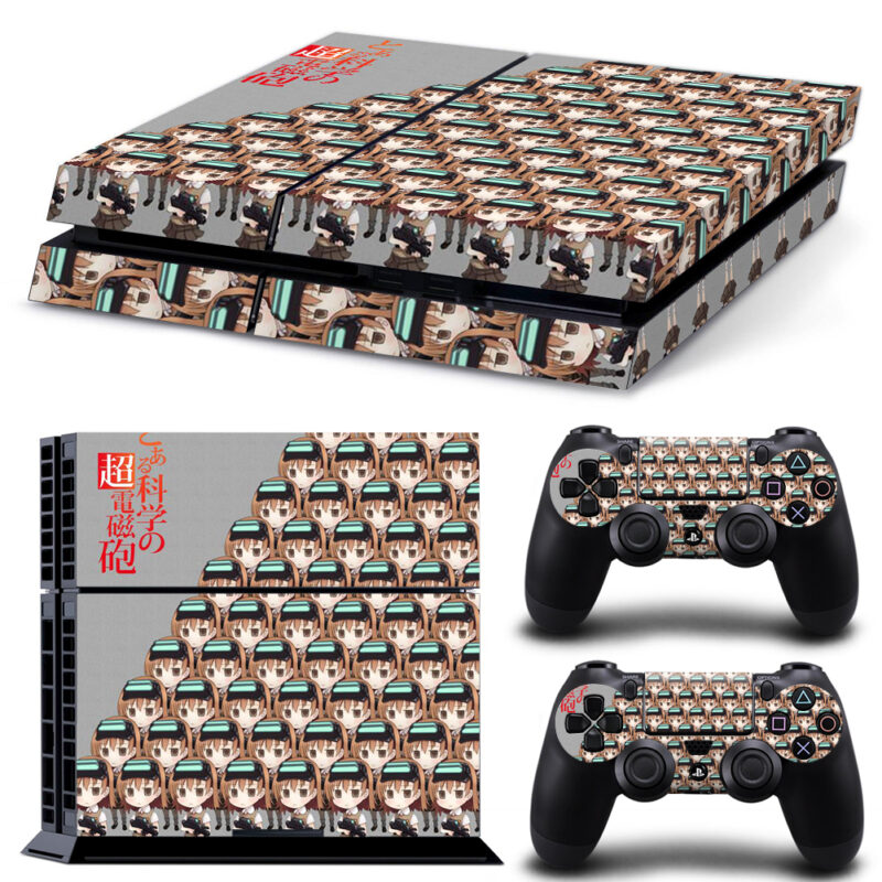 Toaru Majutsu No Index Misaka 10032 Skin Sticker For PS4 And Controllers