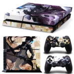 Anime Black Rock Shooter PS4 Skin Sticker