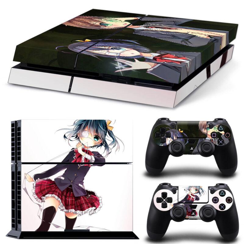 Love Chunibyo & Other Delusions: Anime Rikka Takanashi Skin Sticker For PS4 And Controllers