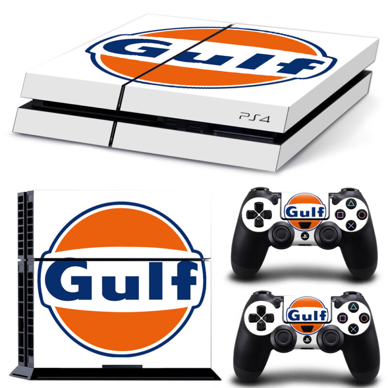 Gulf PS4 Skin Sticker Design 3