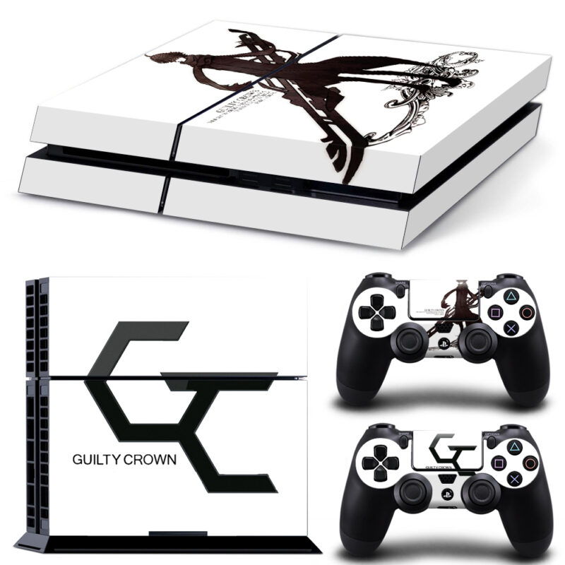 Anime Guilty Crown Skin Sticker For PS4 And Controllers