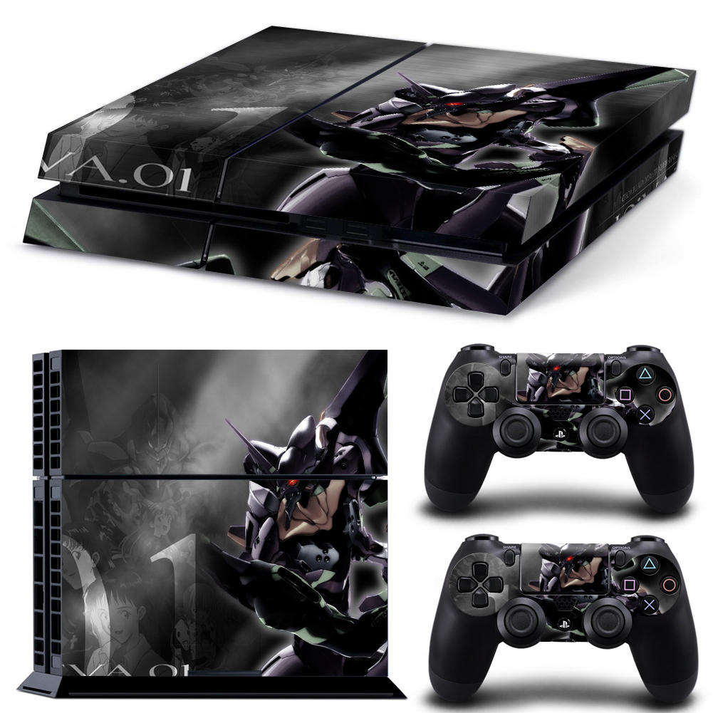 Neon Genesis Evangelion Black Eva Unit 03 Anime Skin Sticker For PS4 And Controllers