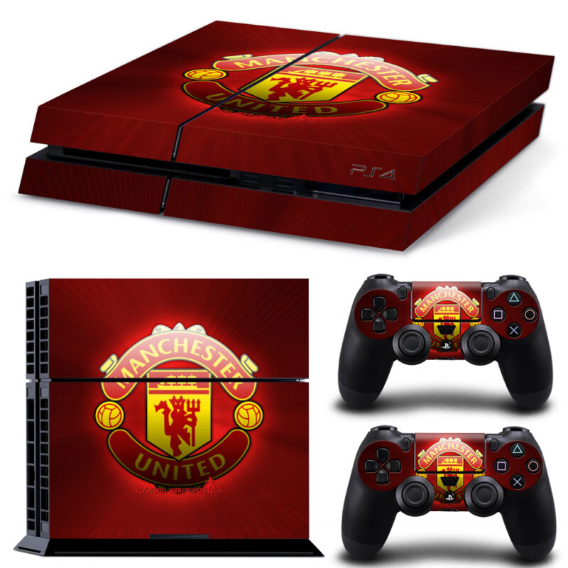 Manchester United F.C. Skin Sticker For PS4 And Controllers