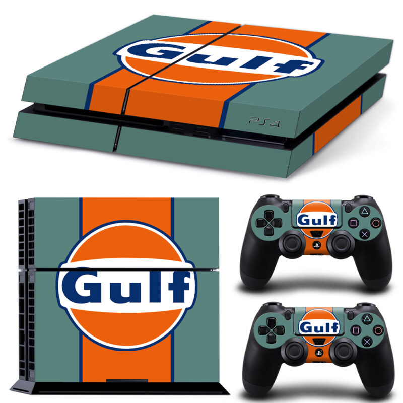 Gulf PS4 Skin Sticker Design 2