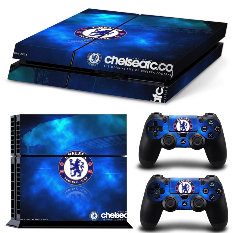 Chelsea F.C. Skin Sticker For PS4 And Controllers Design 3