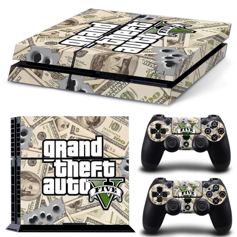 Grand Theft Auto V PS4 Skin Sticker Design 2