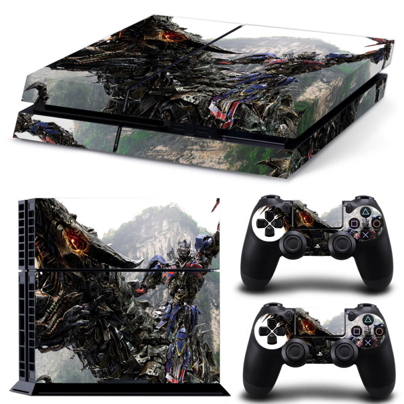 Transformers: Age Of Extinction PS4 Skin Sticker Design 2