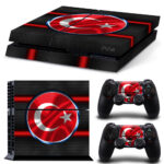 Flag Of Turkey Skin Sticker For PS4 And Controllers Design 2