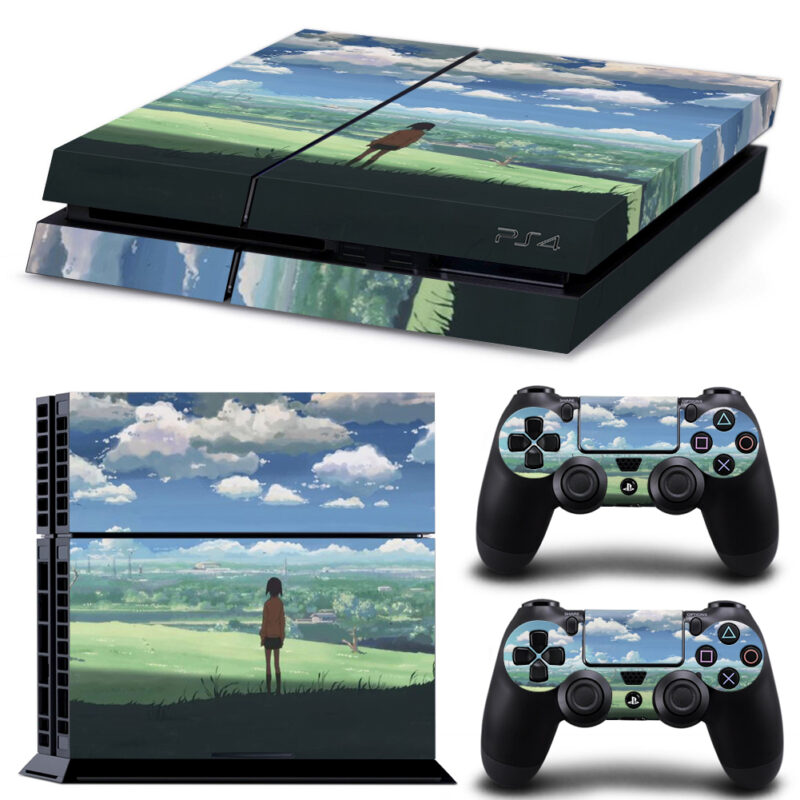 Your Name Makoto Shinkai PS4 Skin Sticker