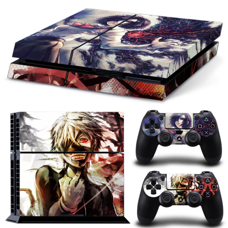 Anime Tokyo Ghoul Skin Sticker For PS4 And Controllers