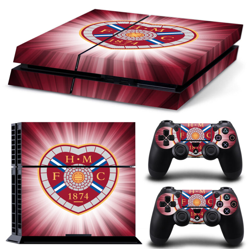 Heart of Midlothian F.C. PS4 Skin Sticker