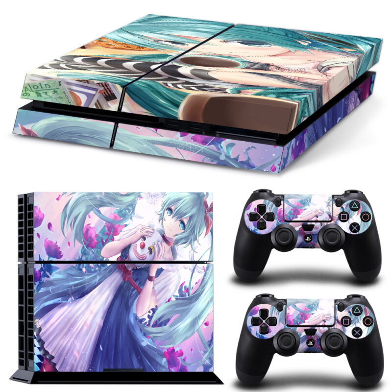 Karakuri Pierrot Skin Sticker For PS4 And Controllers