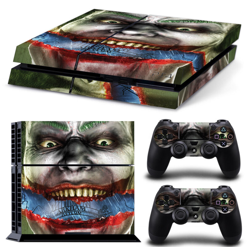 Batman: Arkham Asylum Game PS4 Skin Sticker Design 1