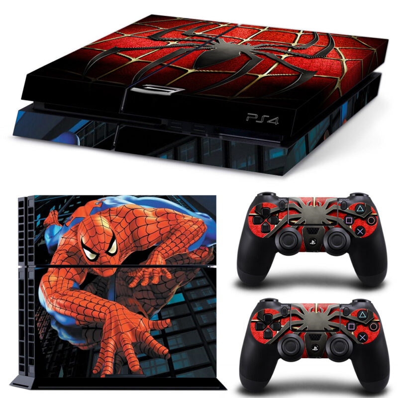 Spider Man 3 Skin Sticker For PS4 And Controllers Design 1