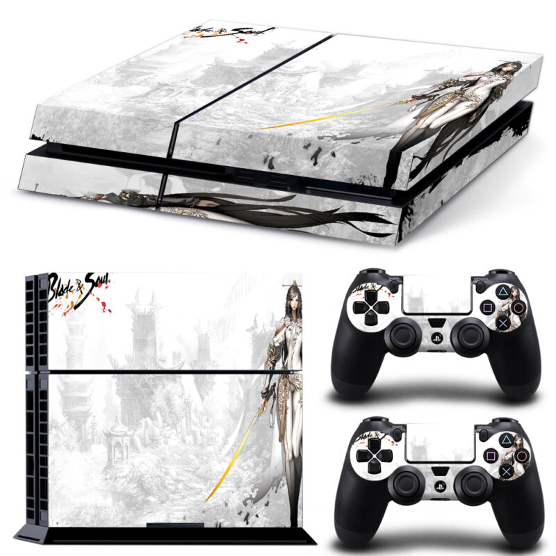 Blade And Soul Game Skin Sticker For PS4 And Controllers