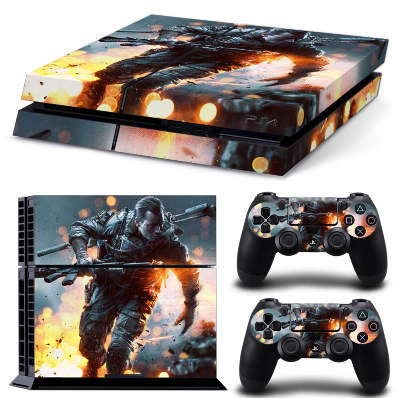 Battlefield 4 Skin Sticker For PS4 And Controllers