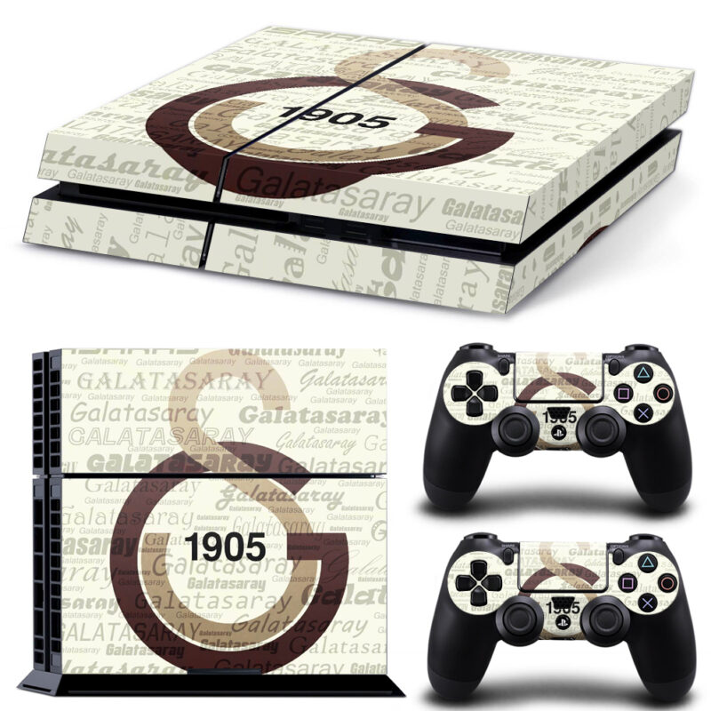 Galatasaray 1905 Pattern Skin Sticker For PS4 And Controllers