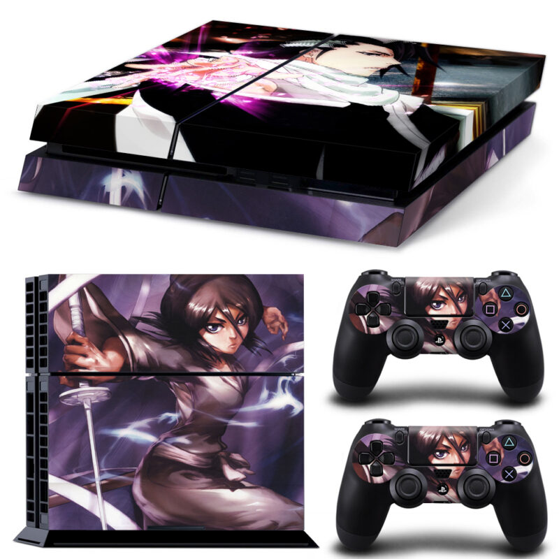 Byakuya Kuchiki And Rukia Kuchiki Skin Sticker For PS4 And Controllers