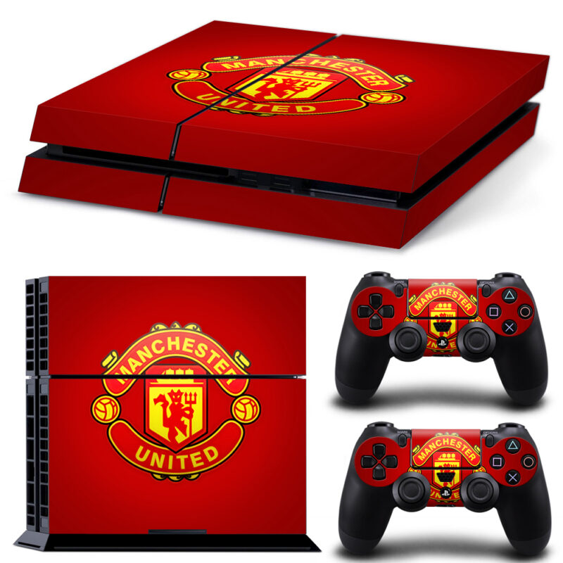 Manchester United F.C. Skin Sticker For PS4 And Controllers