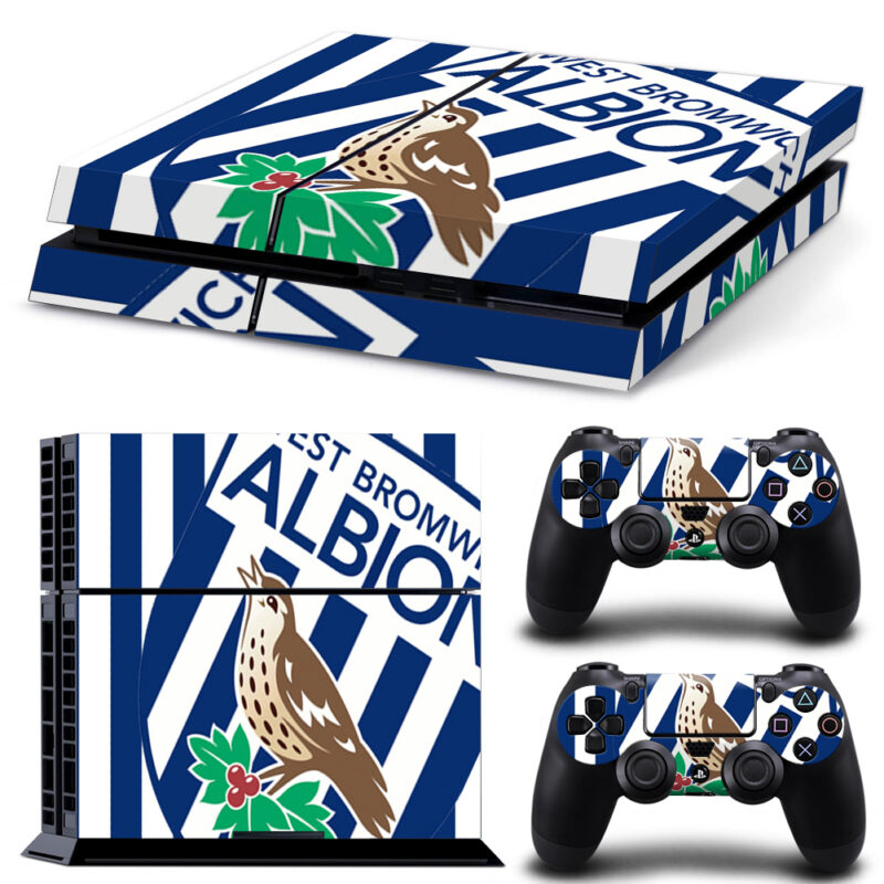 West Bromwich Albion F.C. Skin Sticker For PS4 And Controllers