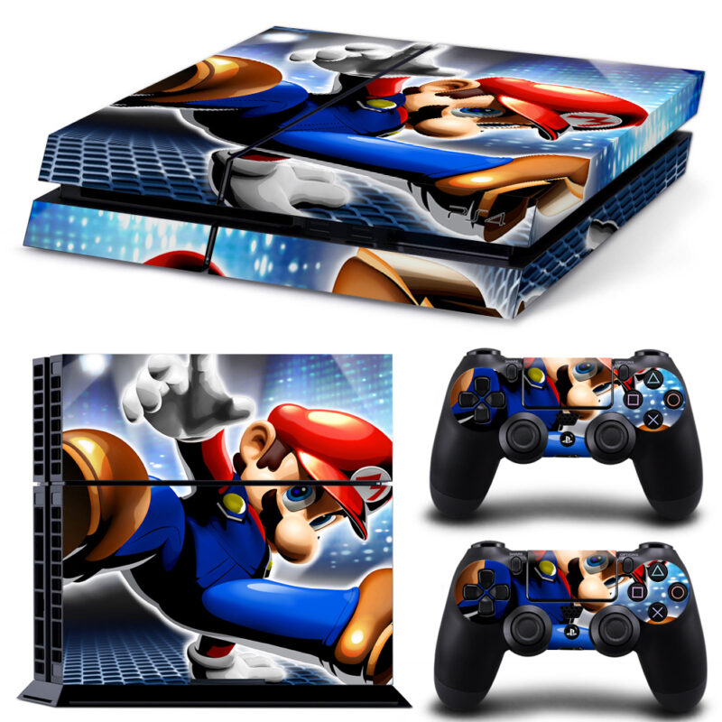 Super Mario PS4 Skin Sticker Design 3