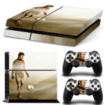 Lionel Messi Unicef Jersey 10 Argentine Footballer Skin Sticker For PS4 And Controllers