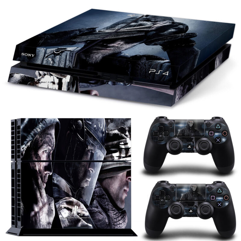 Call Of Duty: Ghosts Game PS4 Skin Sticker Design 3