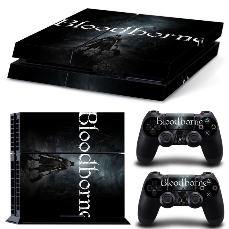 Bloodborne Game Skin Sticker For PS4 And Controllers Design 2