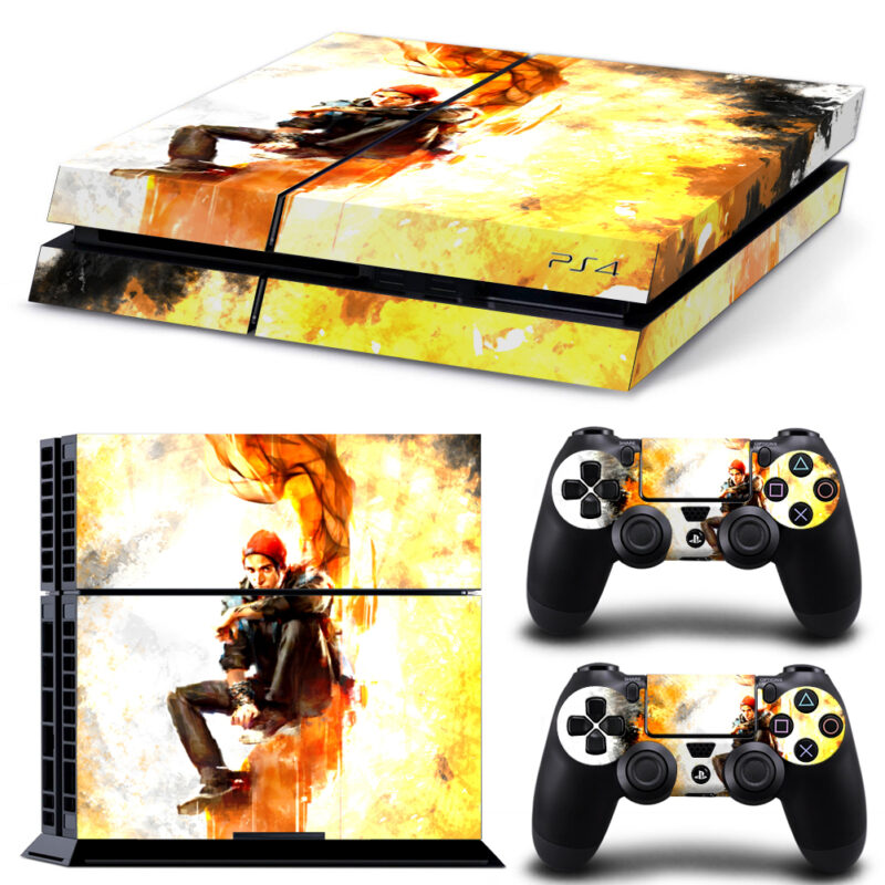 Infamous: Second Son PS4 Skin Sticker Design 2