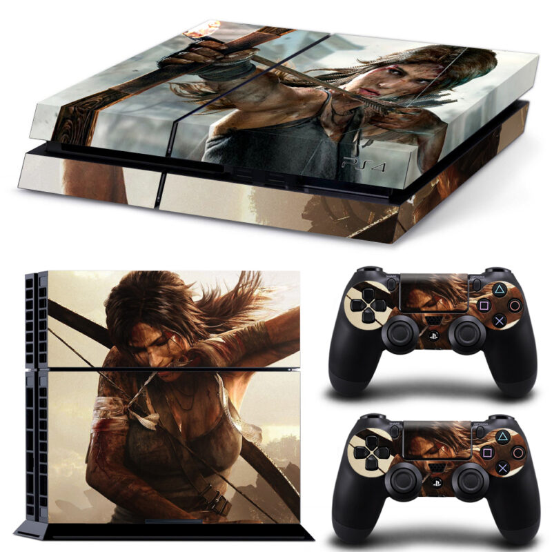 Rise Of The Tomb Raider PS4 Skin Sticker Design 1