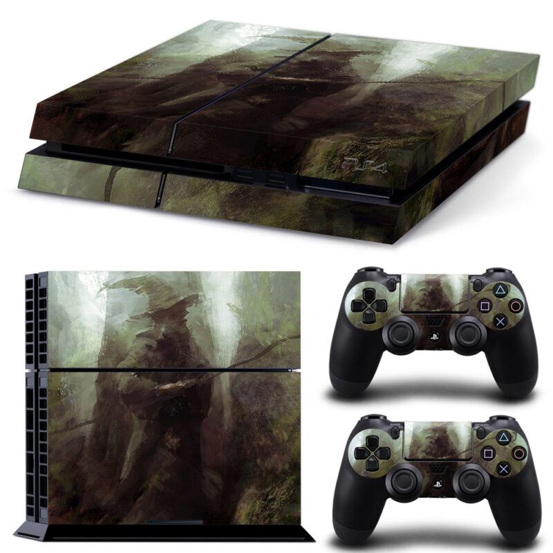 Old Man Evil Feat Unseasonably Awkward PS4 Skin Sticker