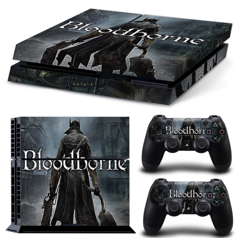 Bloodborne Game Skin Sticker For PS4 And Controllers Design 4