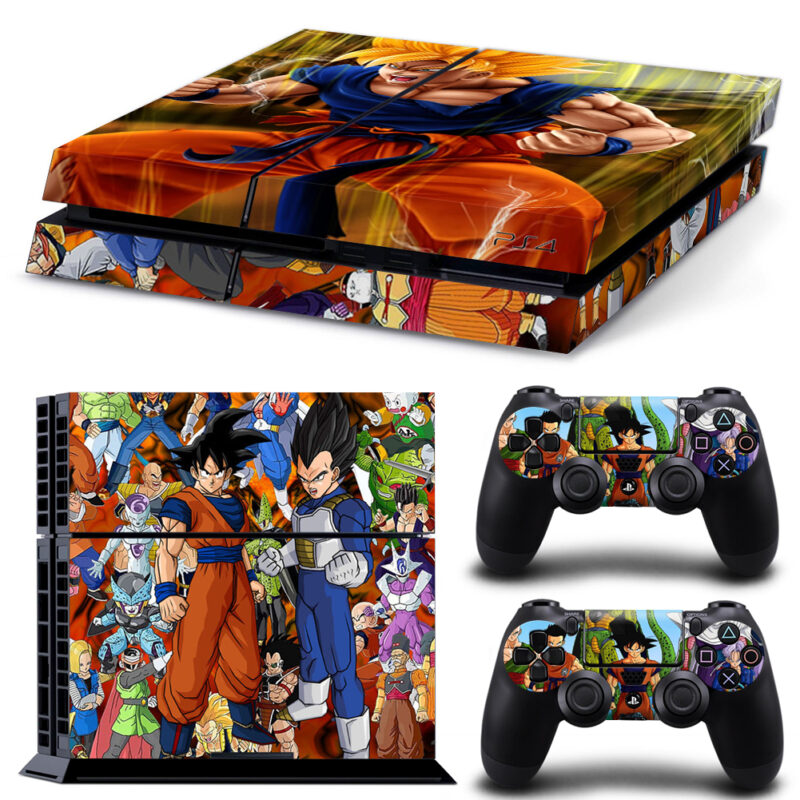 Dragon Ball Z Characters Skin Sticker For PS4 And Controllers