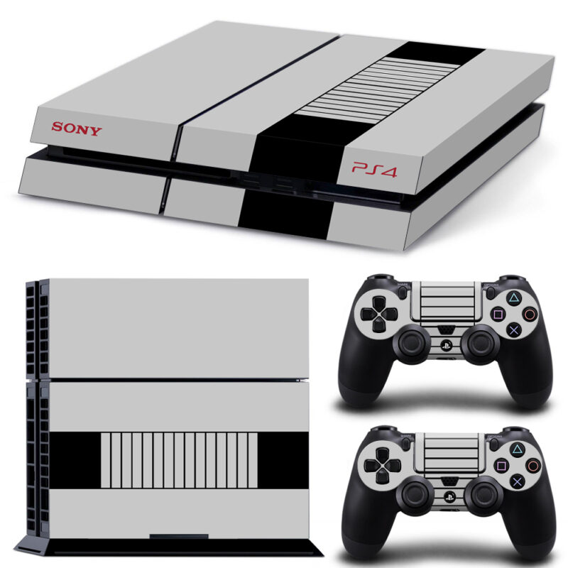 NES PS4 Skin Sticker