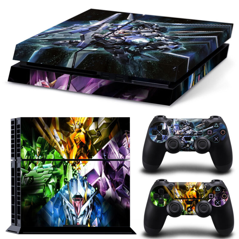 Mobile Suit Gundam Wing Skin Sticker For PS4 And Controllers