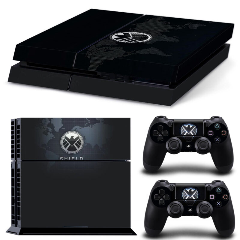 Agents Of S.H.I.E.L.D. Skin Sticker For PS4 And Controllers