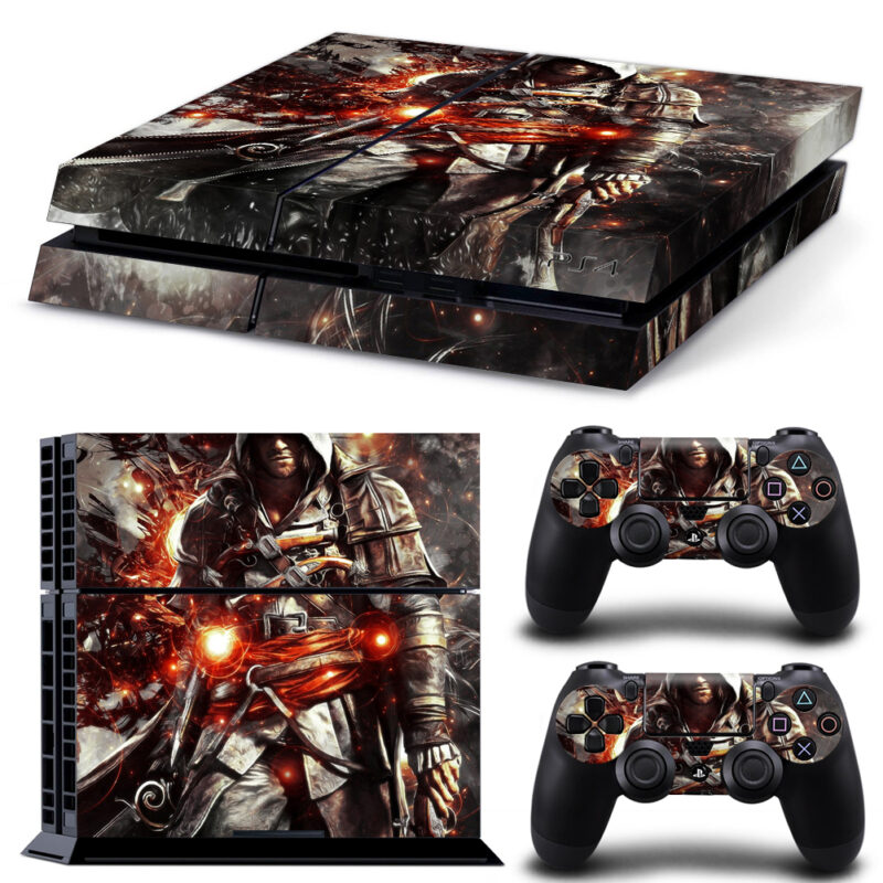 Assassin's Creed Edward Kenway Skin Sticker For PS4 And Controllers