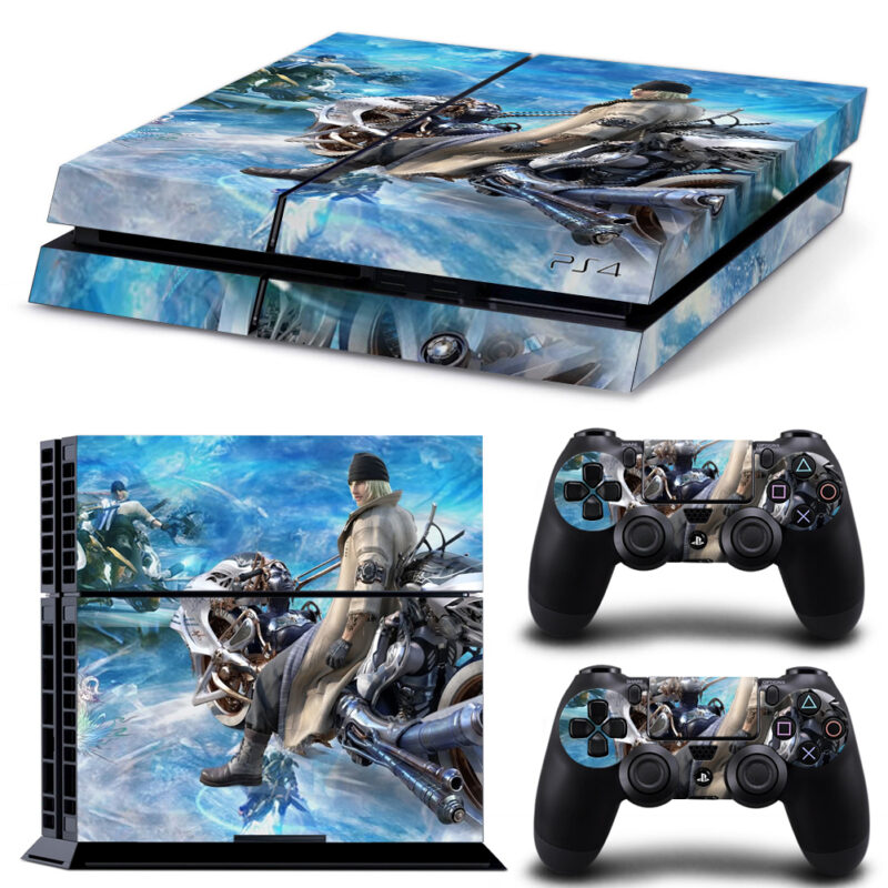 Final Fantasy XIII Snow And Shiva Art PS4 Skin Sticker