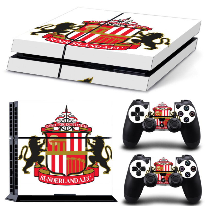 Sunderland A.F.C. PS4 Skin Sticker Design 2