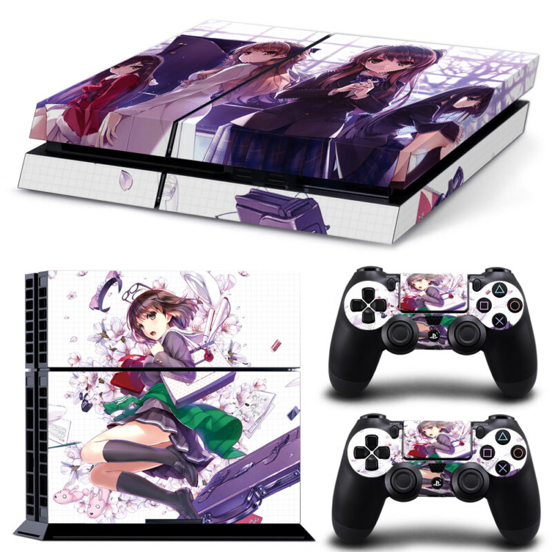 Saenai Heroine No Sodatekata Skin Sticker For PS4 And Controllers