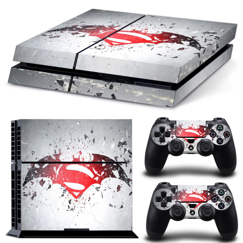 Batman V Superman: Dawn Of Justice Skin Sticker For PS4 And Controllers