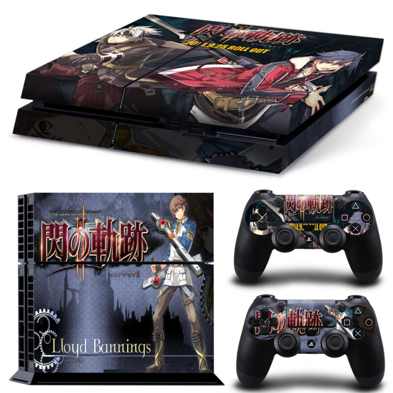 The Legend Of Heroes: Trails Of Cold Steel II Skin Sticker For PS4 And Controllers