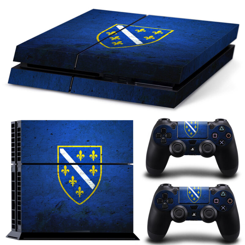 Republic Of Bosnia And Herzegovina Skin Sticker For PS4 And Controllers