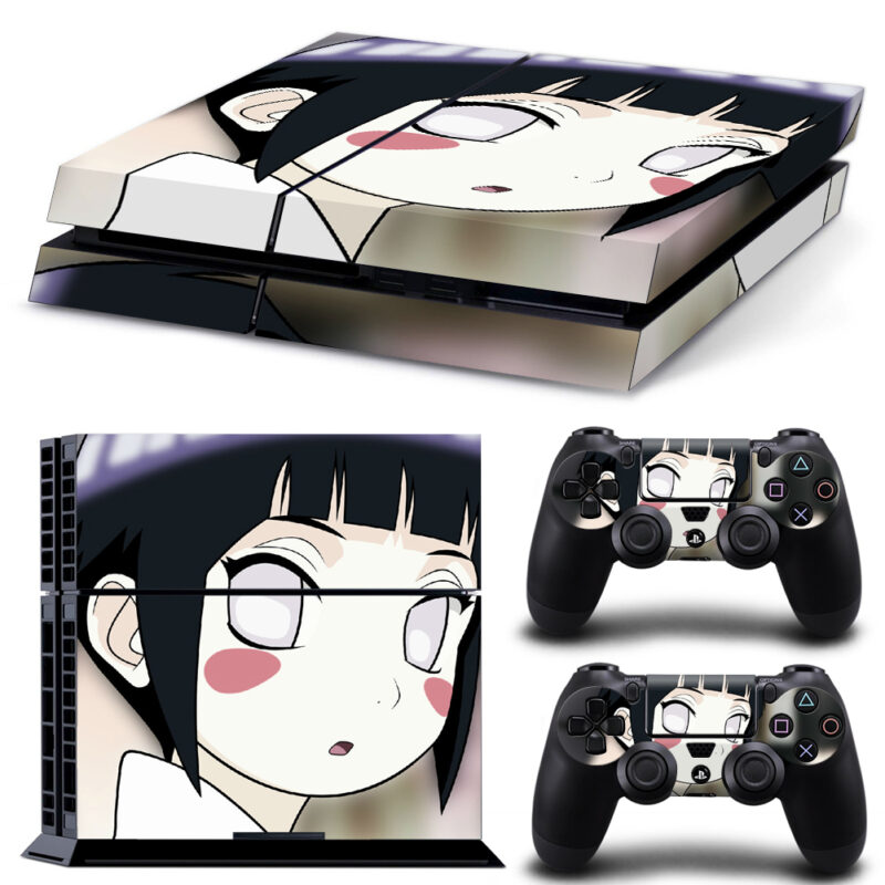 Anime Hinata Hyuga Skin Sticker For PS4 And Controllers