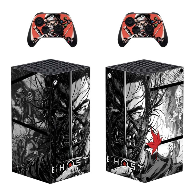 Ghost Of Tsushima Game Skin Sticker For Xbox Series X And Controllers