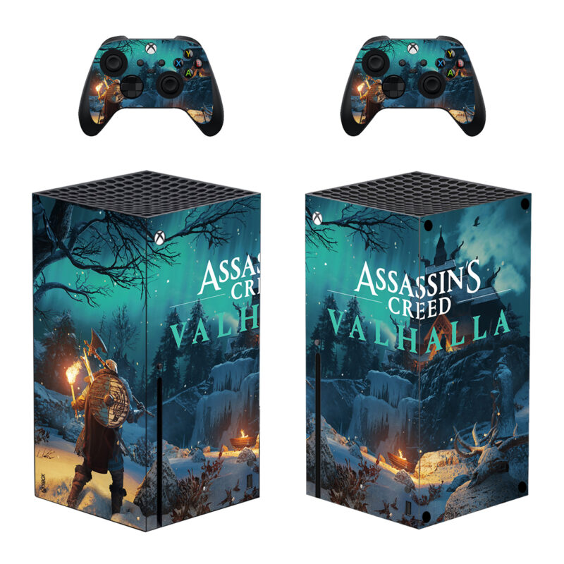 Assassin's Creed Valhalla Skin Sticker For Xbox Series X And Controllers Design 4