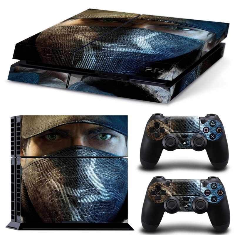 Watch Dogs Game PS4 Skin Sticker Design 14