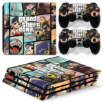 Grand Theft Auto Dora Zero PS4 Pro Skin Sticker