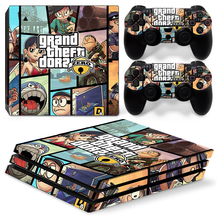 Grand Theft Auto Dora Zero PS4 Pro Skin Sticker