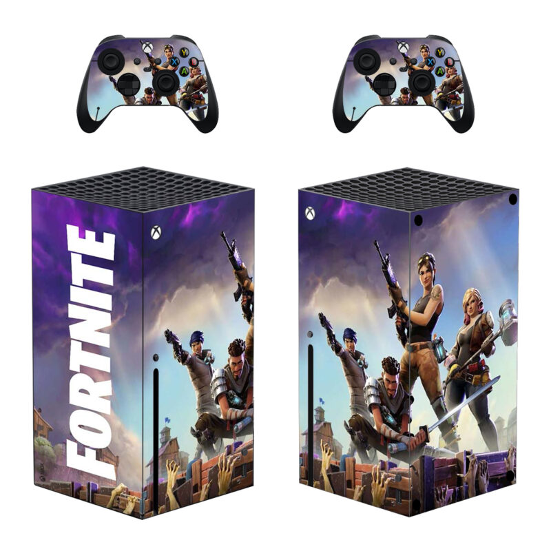 Fortnite Game Skin Sticker For Xbox Series X And Controllers